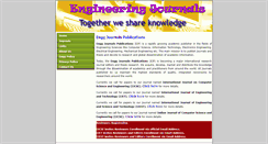 Desktop Screenshot of enggjournals.com